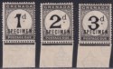 Click for more photos and details Grenada 1921 KGV Postage Due SPECIMEN Overprint Part Set to 3d Mint
