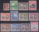 Click for more photos and details Grenada 1937-38 King George VI Set Mint SG152-163f cat £90