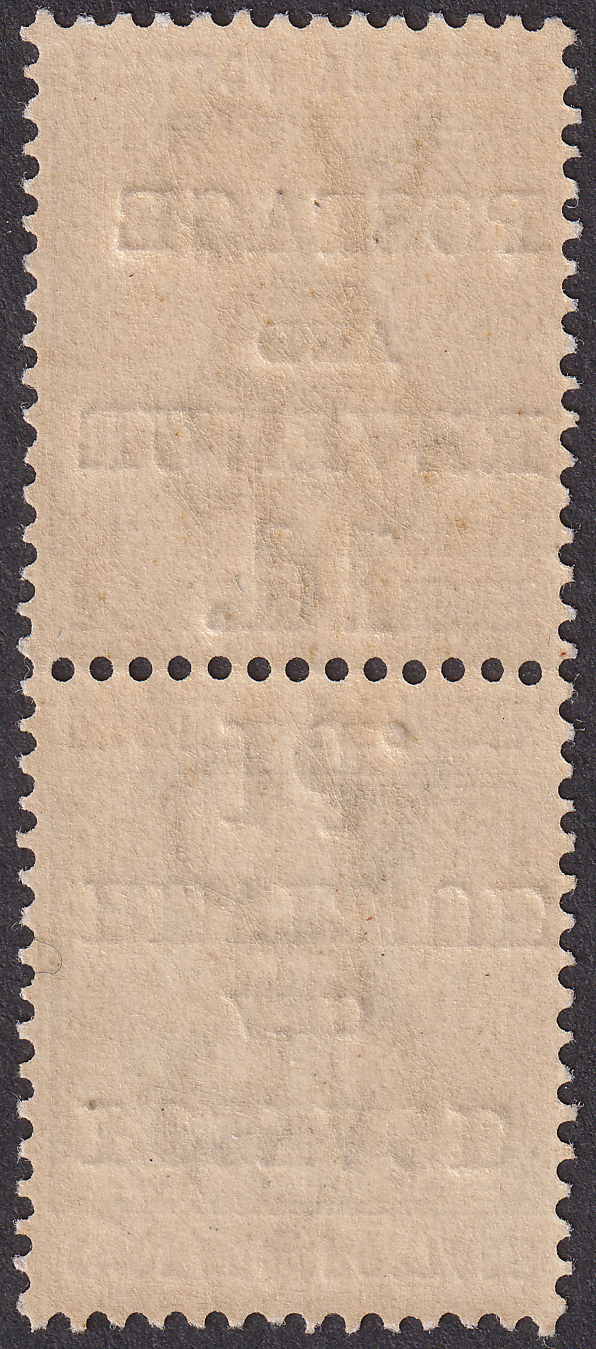 Grenada 1891 QV 1d Surcharge on 8d Grey-Brown Tete-Beche Pair Mint SG46a cat £40