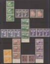 Click for more photos and details British Guiana 1938 KGVI SPECIMEN Perf Set to $1 Pairs / Strips Mint SG308s-317s