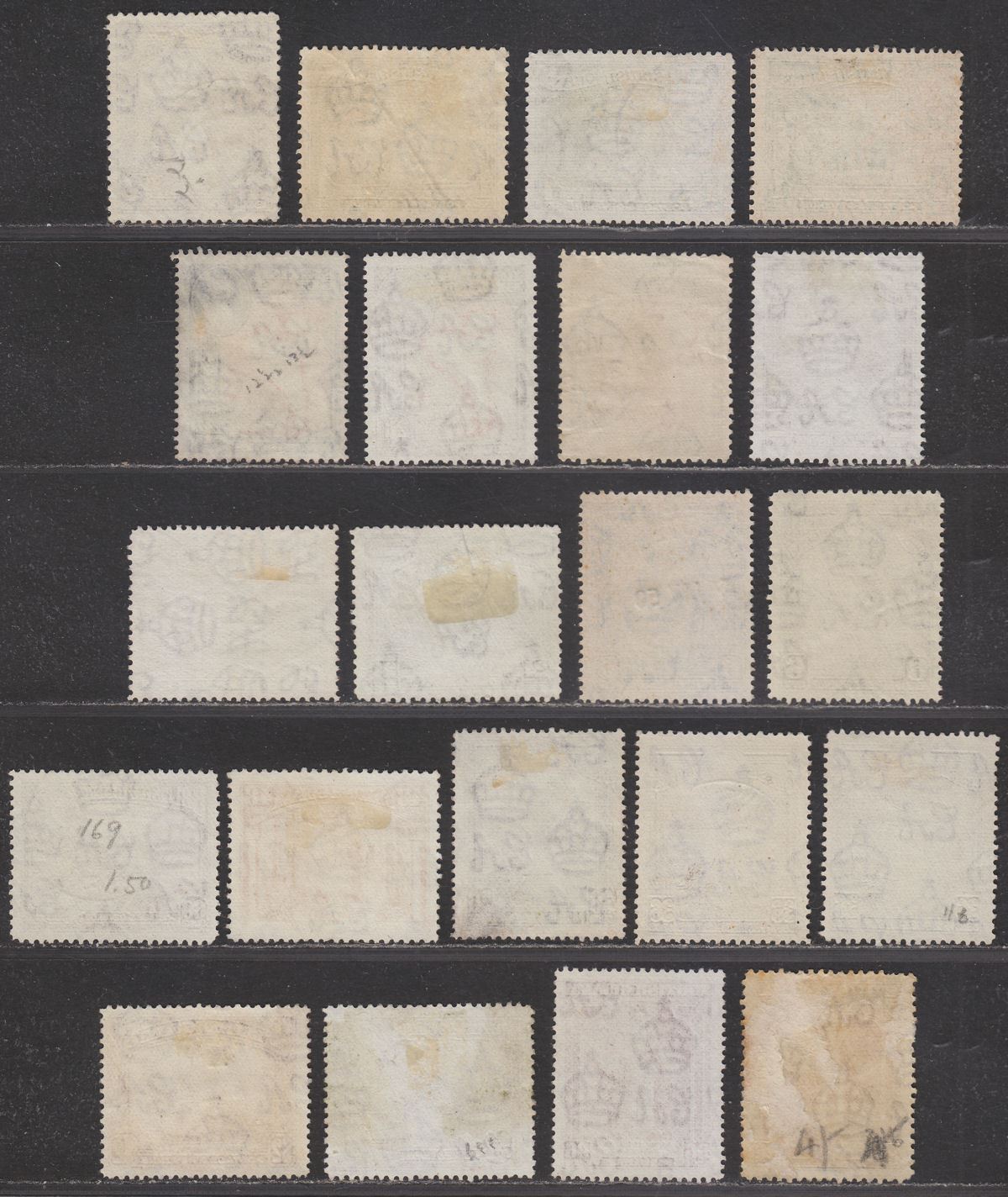 British Guiana 1938 King George VI Set to $2 Used SG308-318