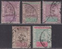 British Guiana 1905 KEVII Ship Part Set to 60c Used
