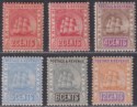 British Guiana 1907 KEVII Ship Set  Mint SG253-257 cat £50