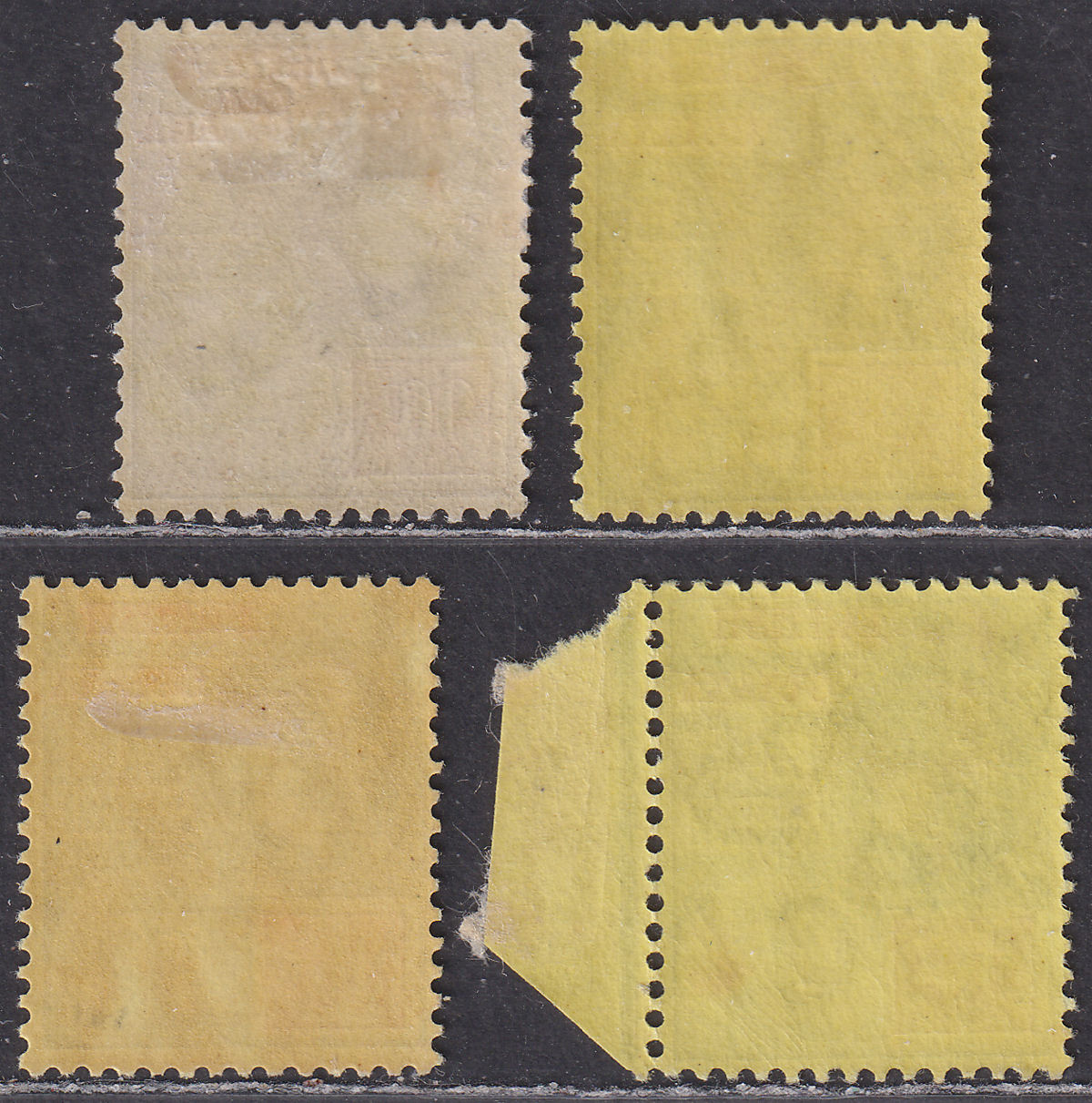 British Guiana 1914-21 KGV 96c x4 Shade Selection Mint SG269-269c