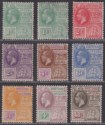 British Guiana 1921-27 King George V Set to 48c Mint SG272-279