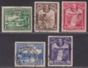 British Guiana 1931 KGV Centenary of Union Set Used SG283-287 cat £65