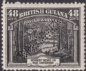 British Guiana 1934 KGV SPECIMEN Perf 48c Black Mint SG295s