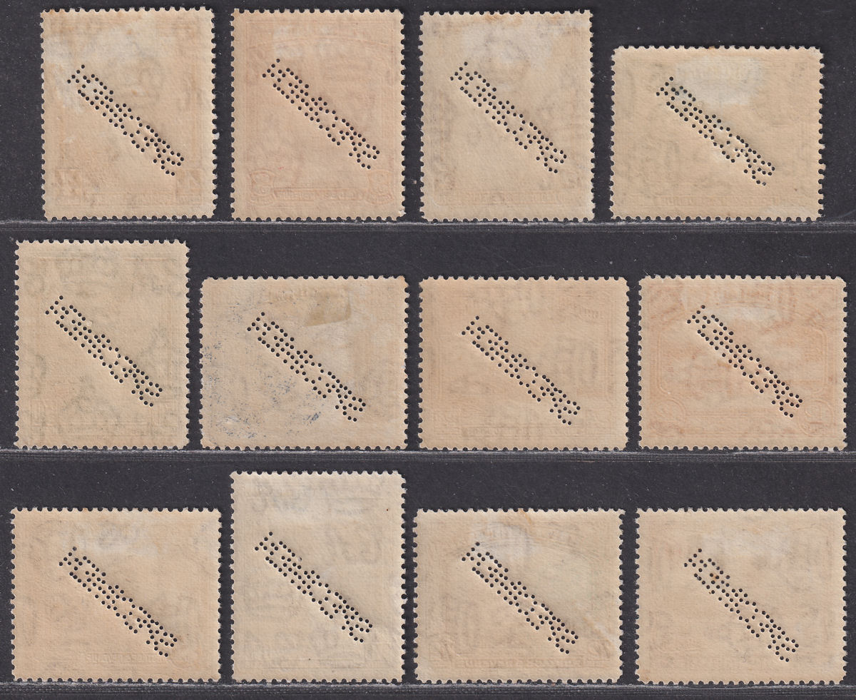 British Guiana 1934 King George V SPECIMEN Perf Part Set to $1 Mint