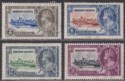 British Guiana 1935 KGV Silver Jubilee Set Used SG301-304 cat £40