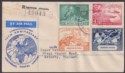 British Guiana 1949 KGVI 75th Anniv of UPU Registered Airmail First Day Cover