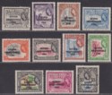 Guyana 1966 Independence Overprint wmk Block CA Side Set Used SG399-407b cat £32