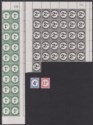 British Guiana 1952-55 Postage Due Set Mint inc Blocks SG D1a-D4a