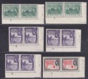 Click for more photos and details British Guiana 1954 Queen Elizabeth II 2c, 4c, 5c Plate No Pairs Mint