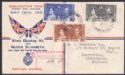 Click for more photos and details British Guiana 1937 KGVI Coronation Flags Commemorative Reg First Day Cover