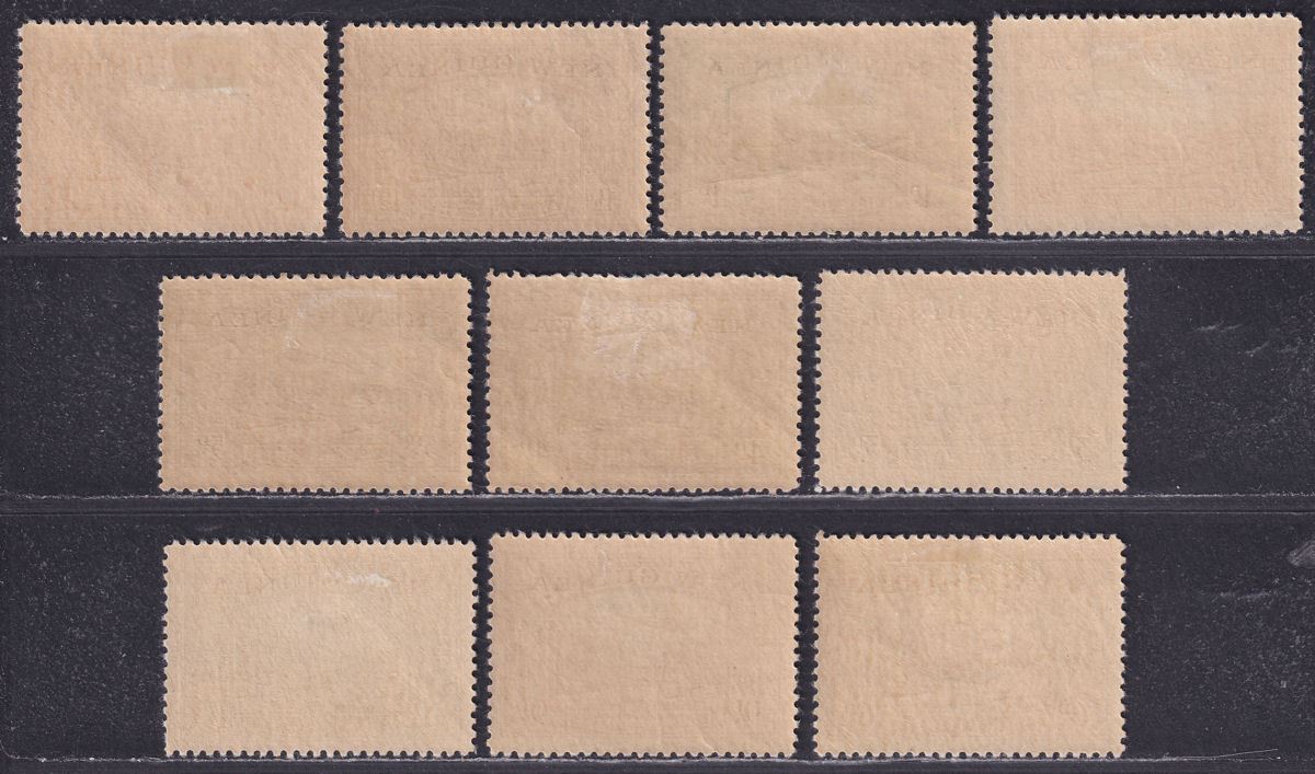 New Guinea 1939 KGVI Bulolo Airmail Set to 1sh Mint SG212-221