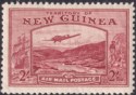 New Guinea 1939 KGVI Bulolo Airmail 2sh Dull Lake Mint SG222 cat £90