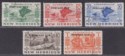 New Hebrides 1953 QEII Postage Due Overprint Set Used SG D11-D15 cat £130