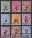 Click for more photos and details British Honduras 1888-91 Queen Victoria Surcharge Selection Mint