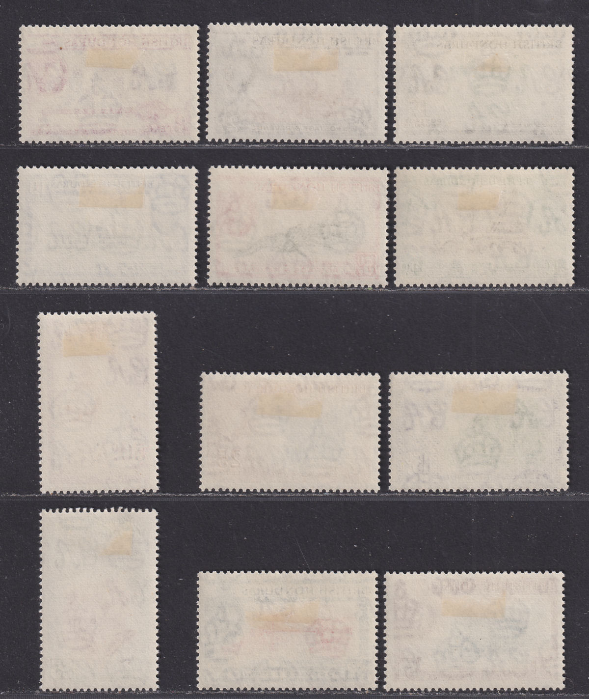 British Honduras 1953 Queen Elizabeth II Set Mint SG179-190 cat £100