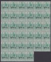 British Honduras 1918 KGV 1c War Tax Overprint Block of 29 Mint SG119