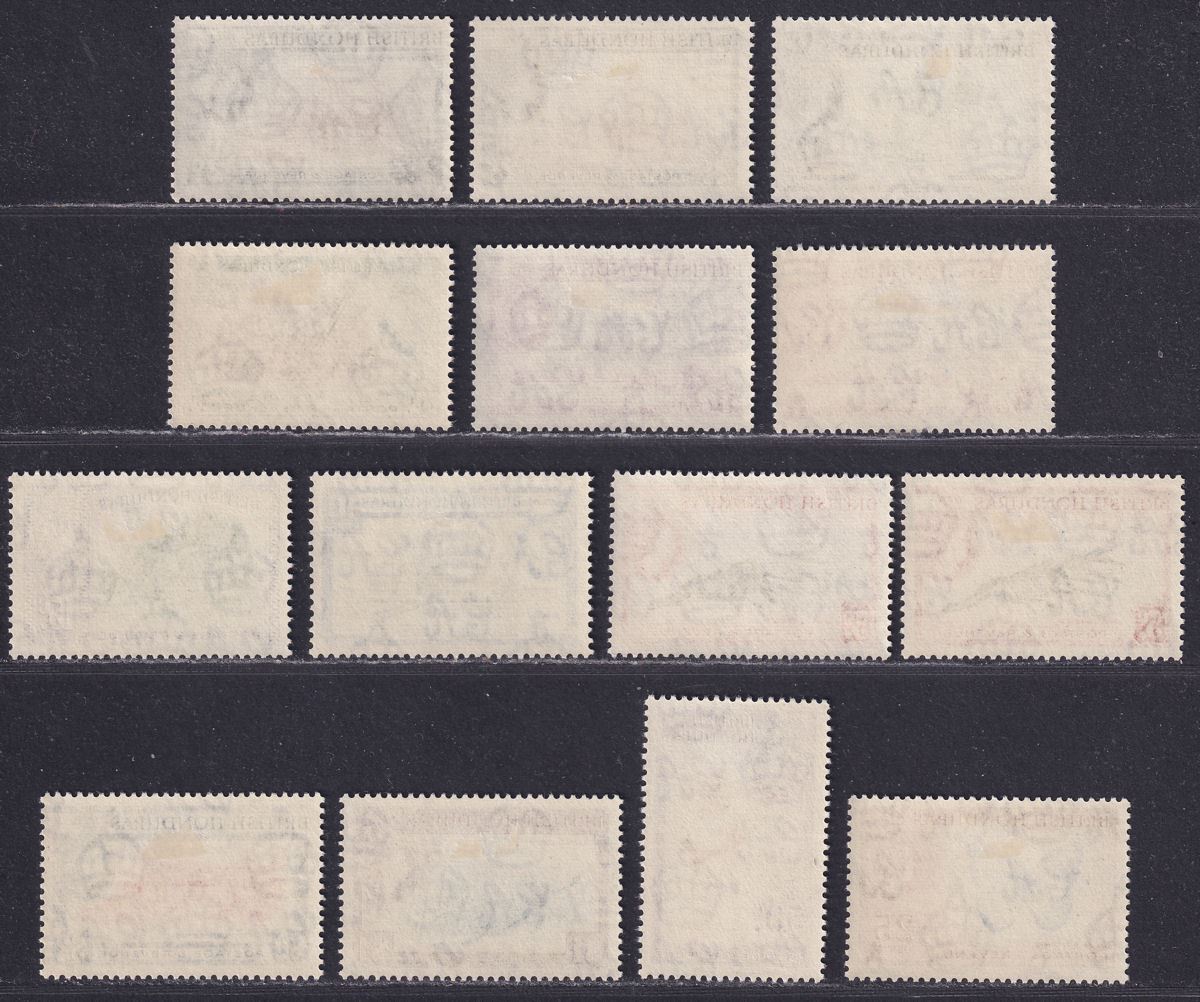 British Honduras 1953 Queen Elizabeth II Short Set to $2 Mint SG179-189 cat £55