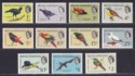 British Honduras 1962 QEII Birds Short Set to $2 Mint SG202-212 cat £60