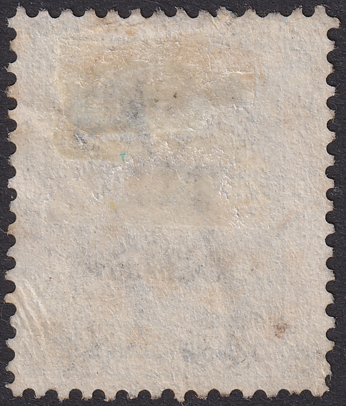 Hong Kong 1880 QV 10c on 12c Blue Used SG25a cat £120 FAULT