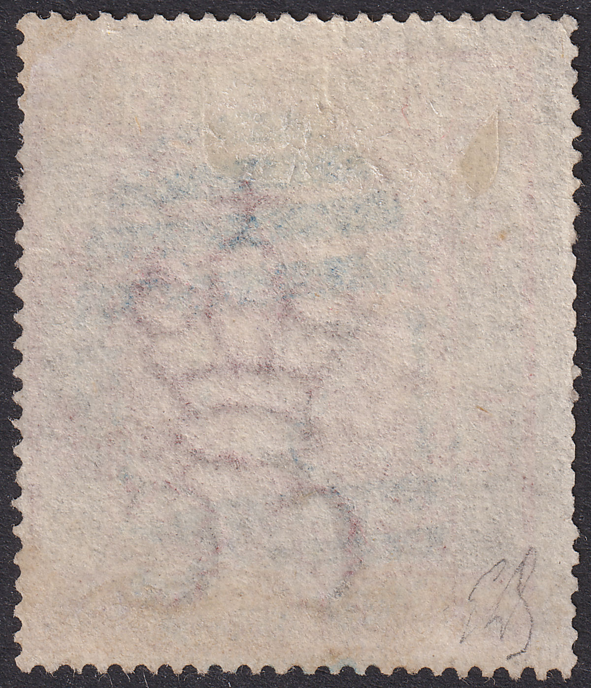 Hong Kong 1874 QV Stamp Duty $10 Rose-Carmine Used Shanghai S1 SG ZF876 cat £950