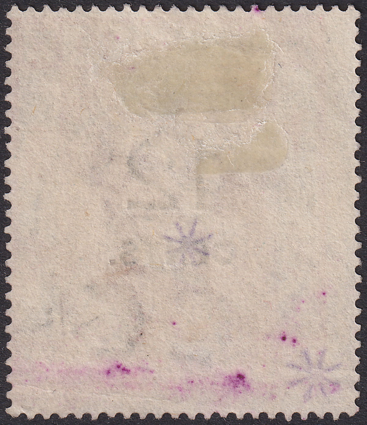 Hong Kong 1880 QV Stamp Duty 12c on $10 Rose-Carmine Fiscally Used SG F7