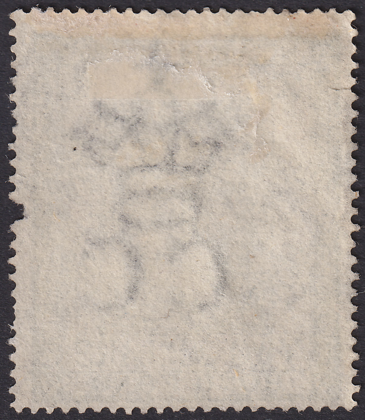 Hong Kong 1874 QV Stamp Duty $2 Olive-Green p15½x15 Used SG F1 FAULT AT EDGE