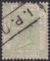 Hong Kong QV 30c Used with large part Amoy IPO Mark