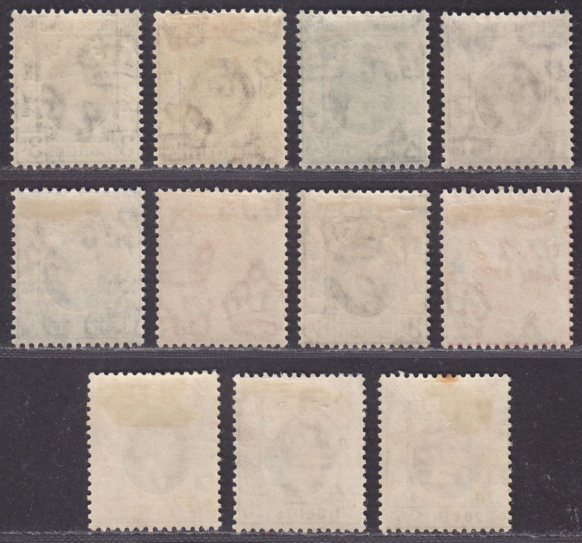 Hong Kong 1921-37 King George V Part Set to 30c Mint