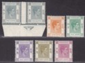 Click for more photos and details Hong Kong 1945 King George VI Perf 14½x14 Set Mint cat £70