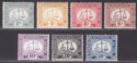 Click for more photos and details Hong Kong 1938-63 KGVI Postage Due wmk Sideways Set Mint SG D6a-D12 cat £95