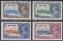 Click for more photos and details Hong Kong 1935 KGV Silver Jubilee Set Mint SG133-136 cat £55