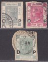 Click for more photos and details Hong Kong 1896-1901 Queen Victoria Daily Press DP Overprint Selection Used