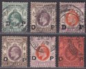 Click for more photos and details Hong Kong King Edward VII Daily Press DP Overprint Selection Used inc Serifed