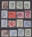 Click for more photos and details Hong Kong QV-KEVII Selection Used with SHANGHAI Postmarks
