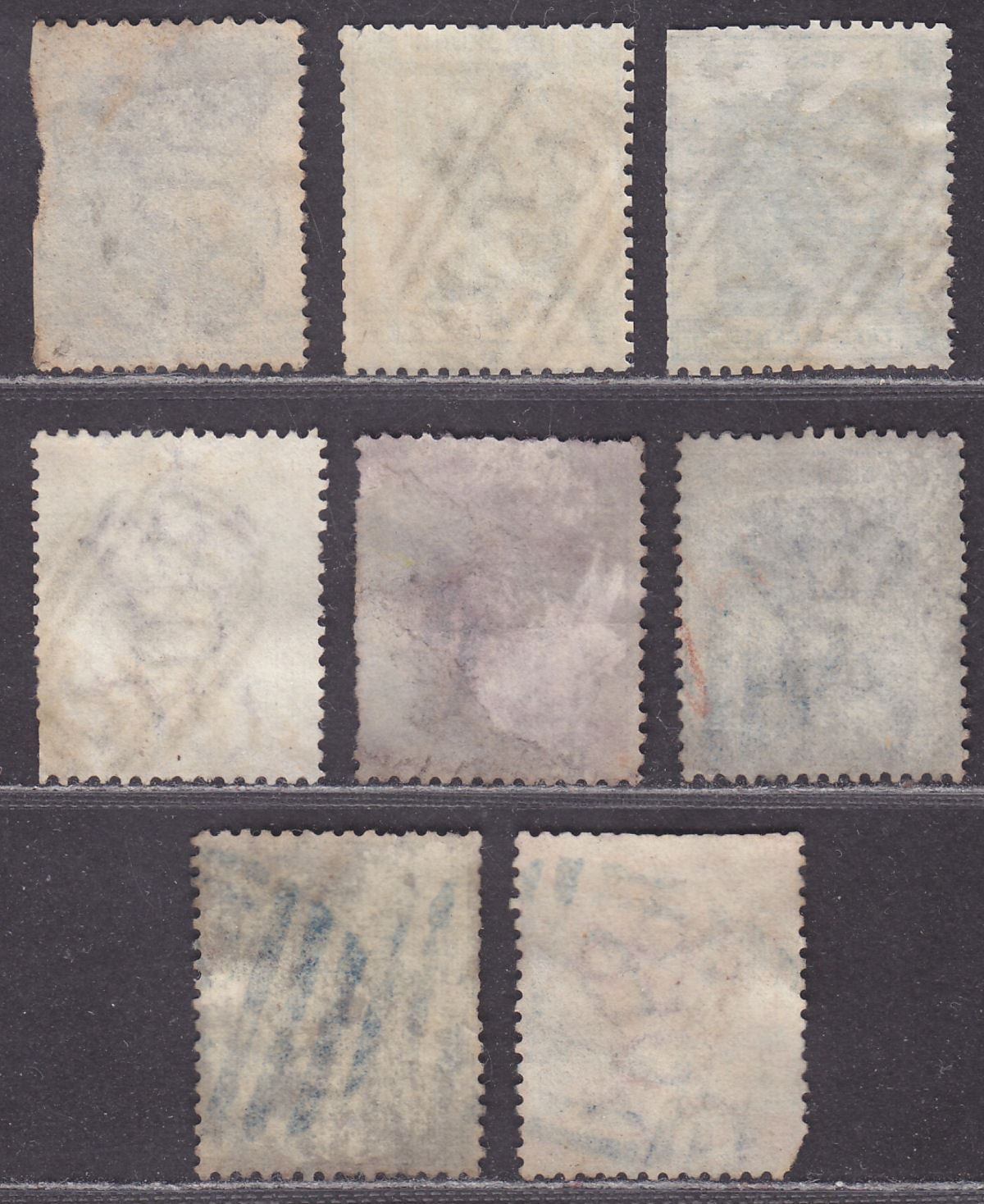 Hong Kong 1862-71 Queen Victoria Selection to 96c Used with faults