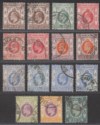 Click for more photos and details Hong Kong 1907 KEVII Short Set to 50c Used SG91-98 with SHANGHAI Postmarks