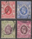 Click for more photos and details Hong Kong 1912-21 KGV Part Set to 25c Used with SWATOW Postmarks