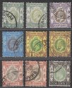 Click for more photos and details Hong Kong 1904 KEVII Part Set to 30c Used w SHANGHAI Postmarks