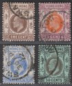 Click for more photos and details Hong Kong 1907 KEVII Part Set to 50c Used with SWATOW Postmarks