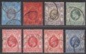 Click for more photos and details Hong Kong 1903-07 KEVII Selection to 30c Used with FOOCHOW Postmarks