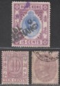 Click for more photos and details Hong Kong Stamp Duty Revenue Selection to 15c Used