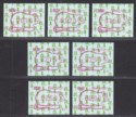 Click for more photos and details Hong Kong 1996 Chinese New Year Rat 02 Frama Label Set to $5 Mint