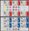Click for more photos and details Hong Kong 1987 QEII Medical Centen $1.70, $5 Pl Blocks of 6 Mint SG557-558 c £72
