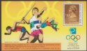 Click for more photos and details Hong Kong 1991 QEII $10 Olympic Games Miniature Sheet UM Mint MS685 cat £16