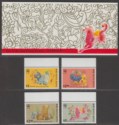 Click for more photos and details Hong Kong 1994 Chinese New Year Dog Set + Stamp Booklet Mint SG766-9 SB34 c £13
