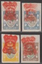 Click for more photos and details Hong Kong 1912-21 KGV Stamp Duty Revenue Selection to 75c Used on Pieces